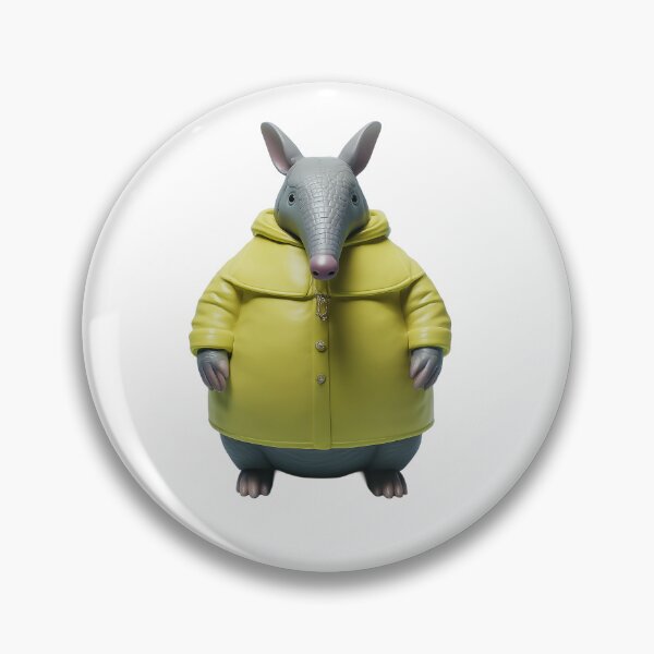 Item preview, Armadillo in Yellow Raincoat designed and sold by DigitalArtKiosk.