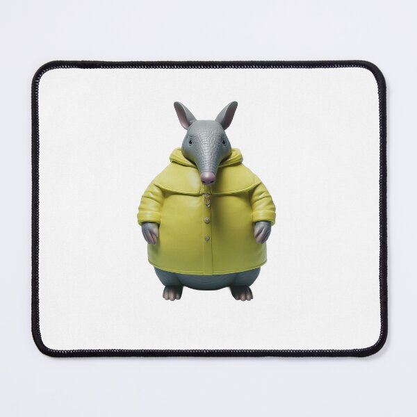 Item preview, Armadillo in Yellow Raincoat designed and sold by DigitalArtKiosk.