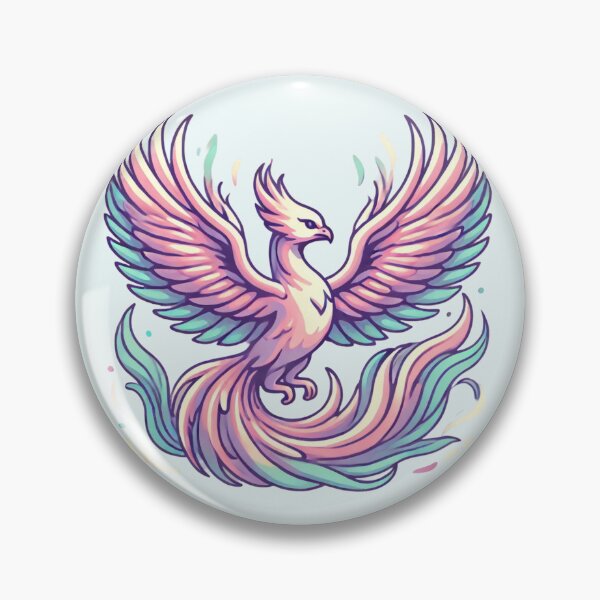 Item preview, Cool Pastel Phoenix designed and sold by Planetporridge.