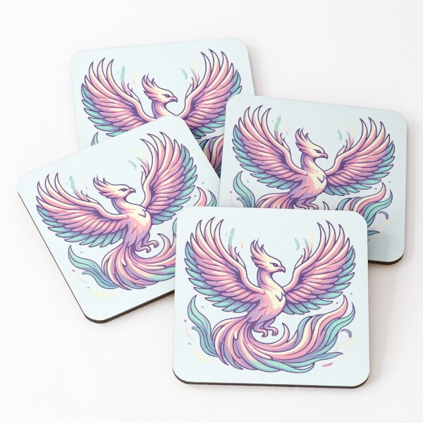 Item preview, Cool Pastel Phoenix designed and sold by Planetporridge.
