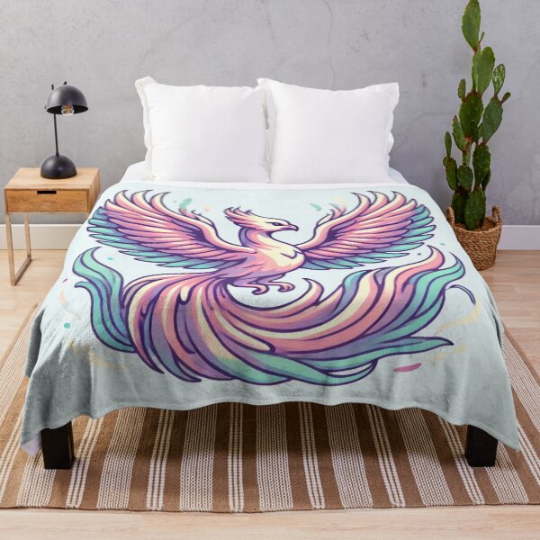 Item preview, Cool Pastel Phoenix designed and sold by Planetporridge.