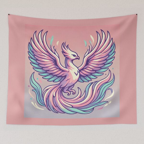 Item preview, Nice Pastel Phoenix designed and sold by Planetporridge.