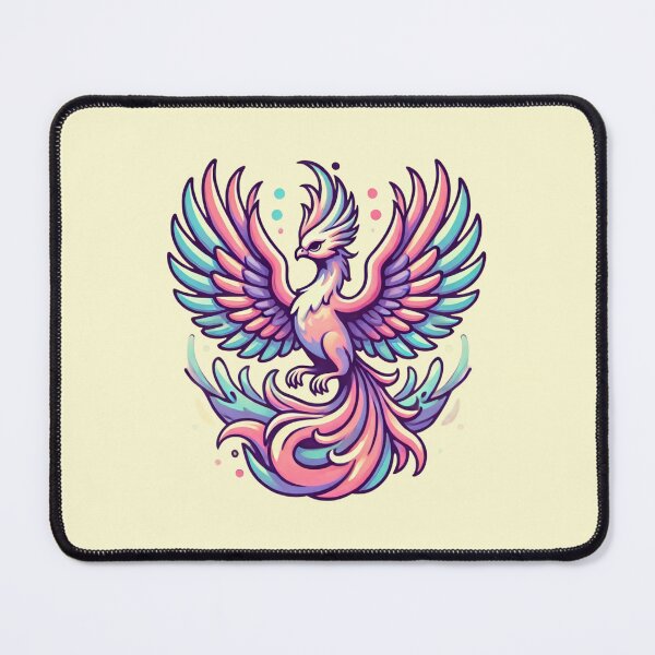 Item preview, Colorful Pastel Phoenix designed and sold by Planetporridge.