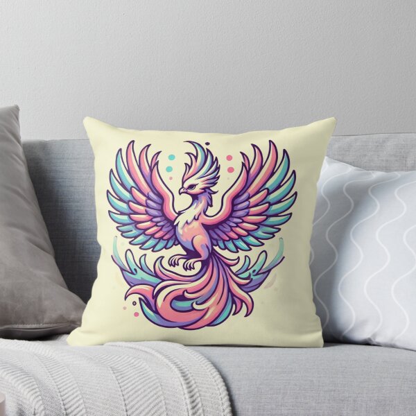 Item preview, Colorful Pastel Phoenix designed and sold by Planetporridge.