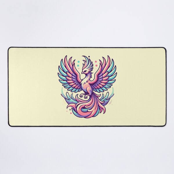 Item preview, Colorful Pastel Phoenix designed and sold by Planetporridge.