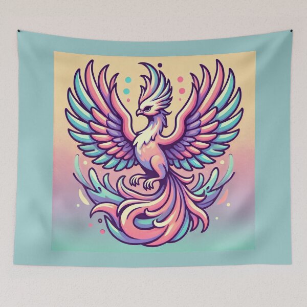 Item preview, Colorful Phoenix Art designed and sold by Planetporridge.