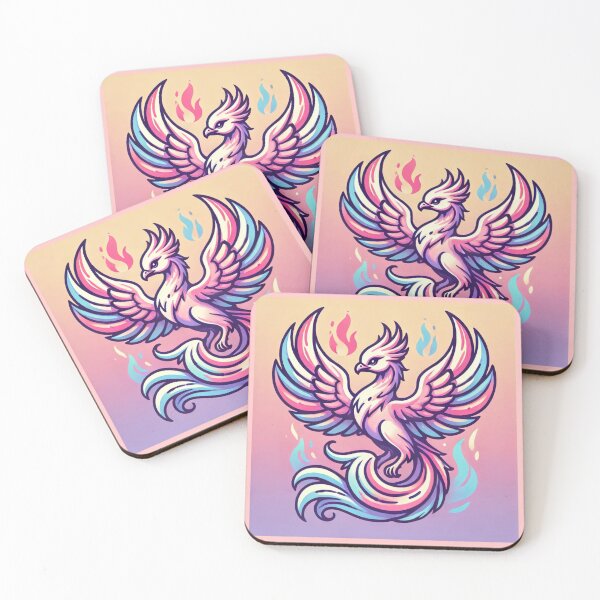 Item preview, Pastel Phoenix Artwork designed and sold by Planetporridge.