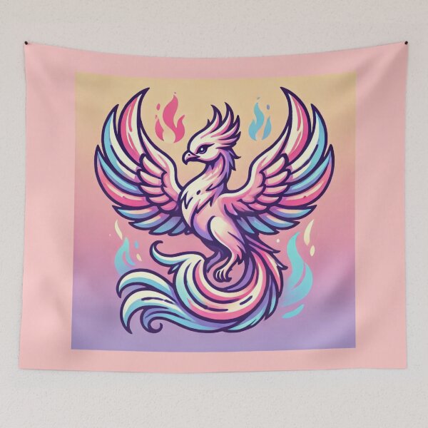 Item preview, Pastel Phoenix Artwork designed and sold by Planetporridge.