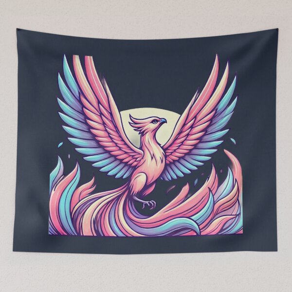 Item preview, Pastel Color Phoenix designed and sold by Planetporridge.