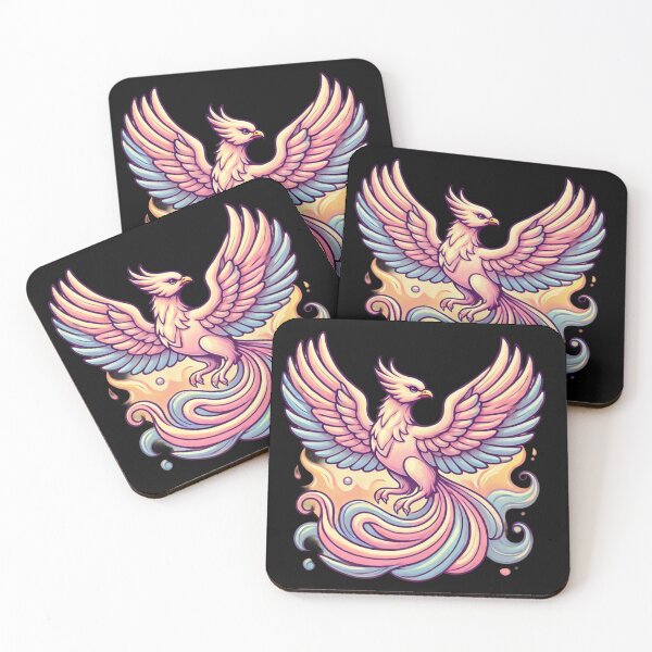Item preview, Cute Pastel Phoenix designed and sold by Planetporridge.