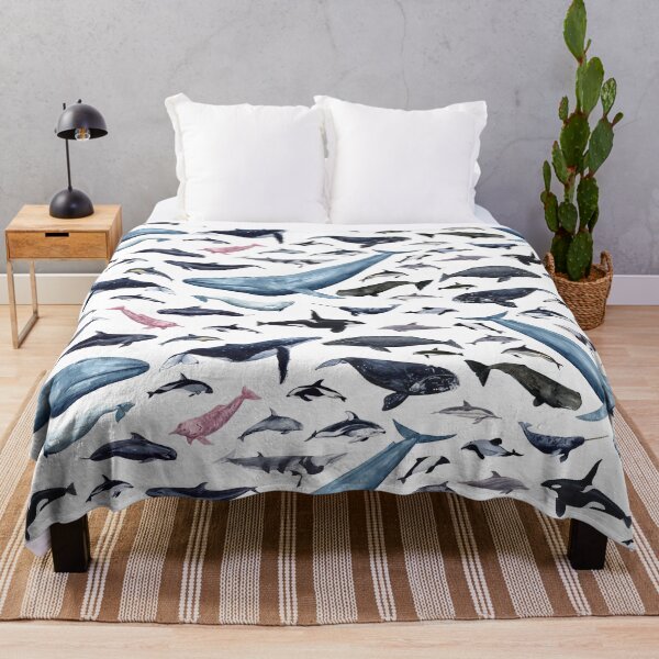Item preview, CETACEANS POSTER-white designed and sold by BEATRIZ ABAITUA.