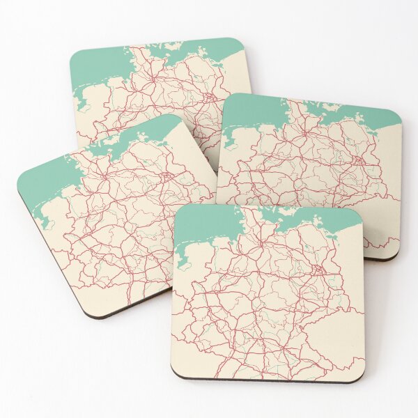 Item preview, Modern Germany Map designed and sold by MapsByLeo.