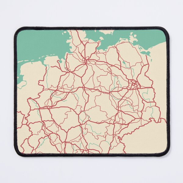 Item preview, Modern Germany Map designed and sold by MapsByLeo.
