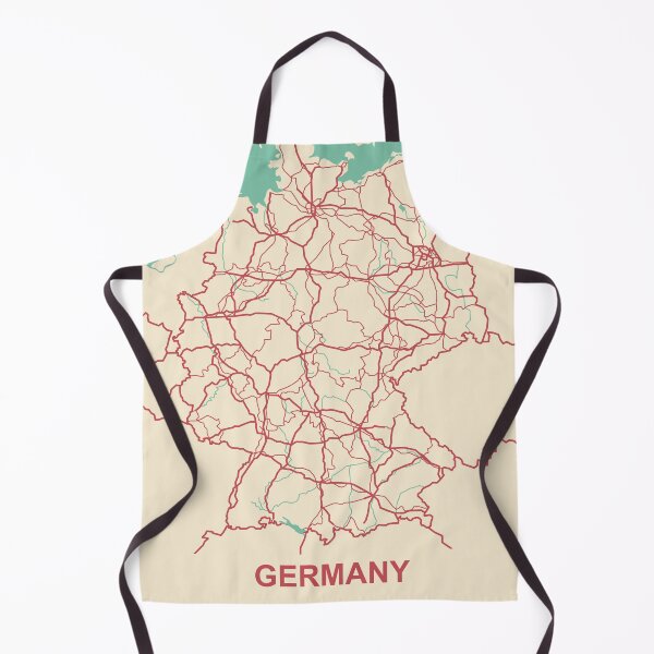Item preview, Modern Germany Map designed and sold by MapsByLeo.