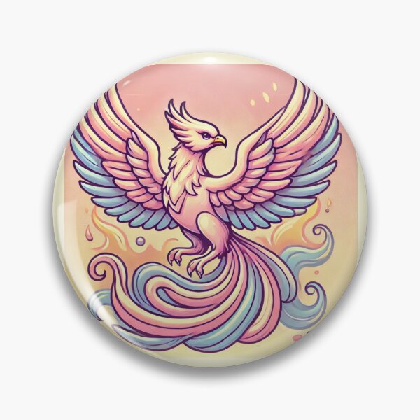 Item preview, Cool Pastel Phoenix designed and sold by Planetporridge.
