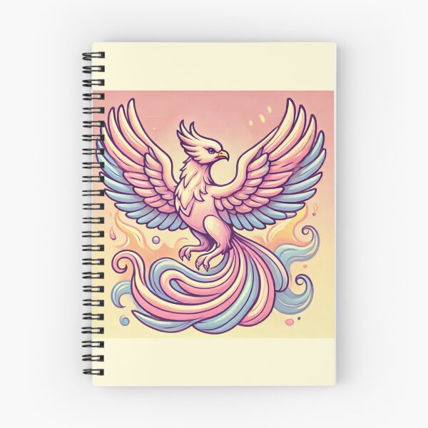 Item preview, Cool Pastel Phoenix designed and sold by Planetporridge.