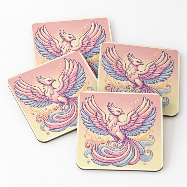 Item preview, Cool Pastel Phoenix designed and sold by Planetporridge.