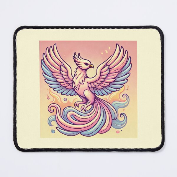 Item preview, Cool Pastel Phoenix designed and sold by Planetporridge.