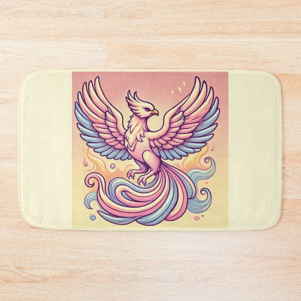 Item preview, Cool Pastel Phoenix designed and sold by Planetporridge.
