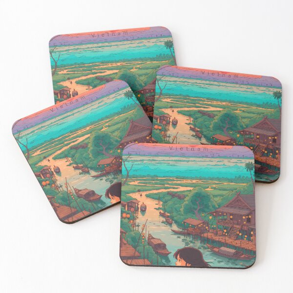 Item preview, Lantern Reflections on the Mekong River designed and sold by JacksoonLester.