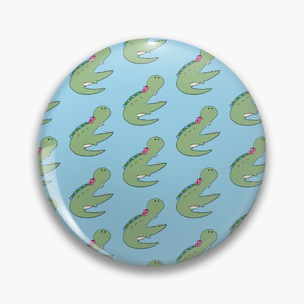 Item preview, Cute Baby Alligator Doodle Seamless Pattern - Playful Crocodile Nursery Print designed and sold by NgernPhanLan.