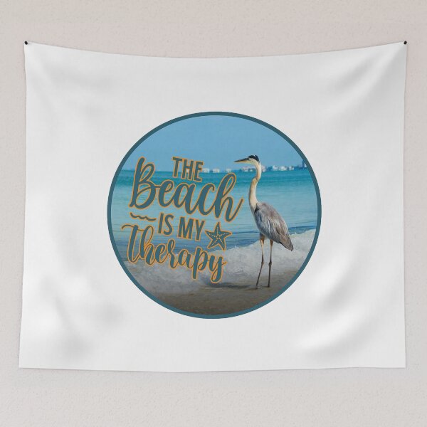 Item preview, Beach Therapy; designed and sold by StickerApe.