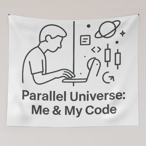 Item preview, Parallel Universe – Me & My Code designed and sold by techy-rrr.