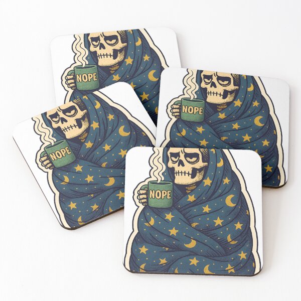 Item preview, Hibernation Mode Skeleton in Blanket Burrito Funny Winter designed and sold by StickyGuys.