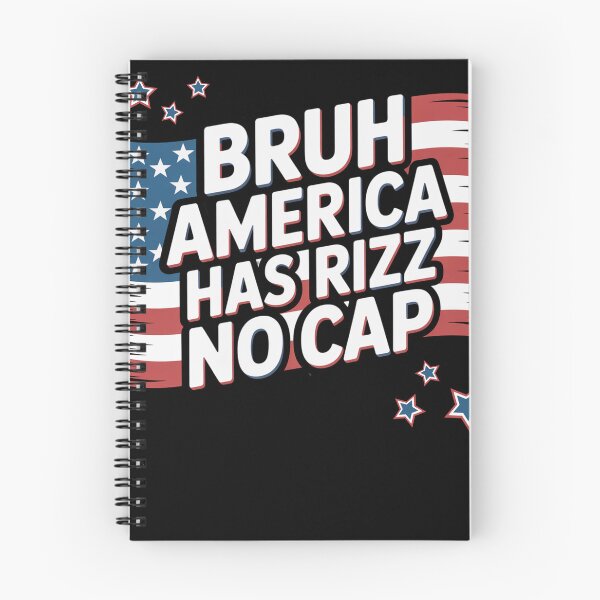 Item preview, Bruh America Has Rizz No Cap - Funny Fourth of July designed and sold by BatShirtsCrazy.
