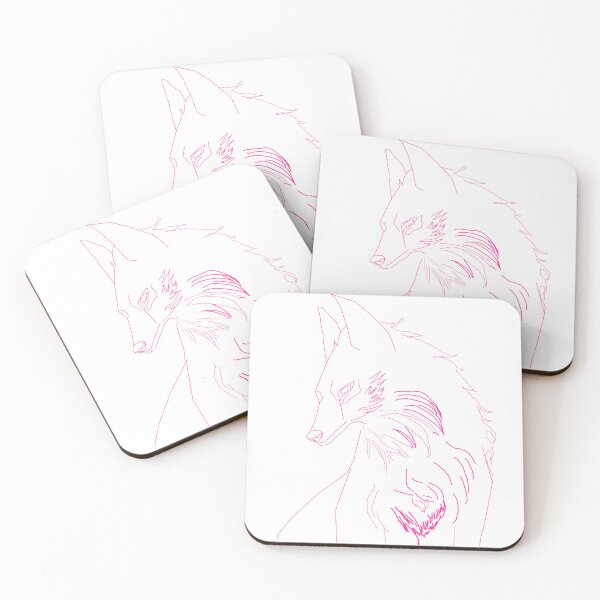 Item preview, Pink vector wolf designed and sold by Starphil.