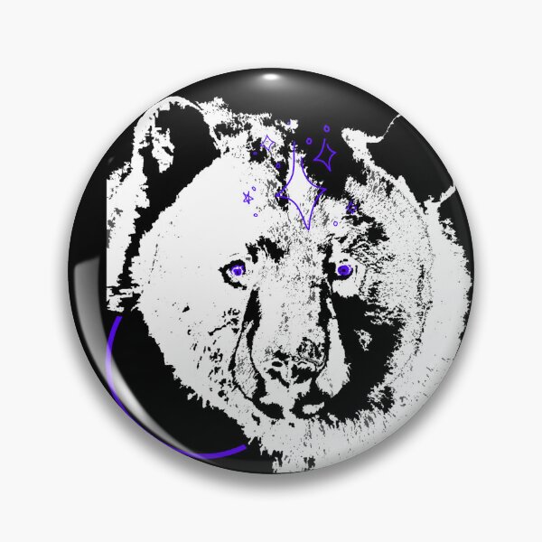 Item preview, BLACK BEAR - Pins designed and sold by SECOND LIFE TAXIDERMY.
