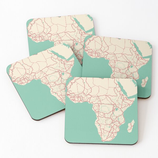 Item preview, Modern Africa Map designed and sold by MapsByLeo.