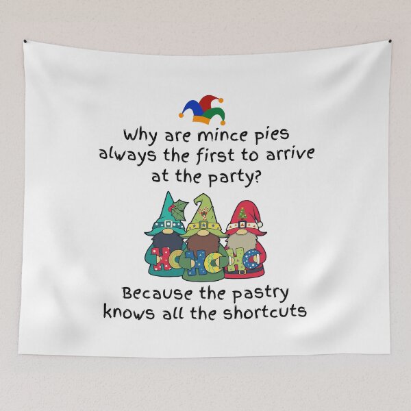 Item preview, Why are mince pies always the first to arrive at the party? designed and sold by MPC-Mince-Pies.