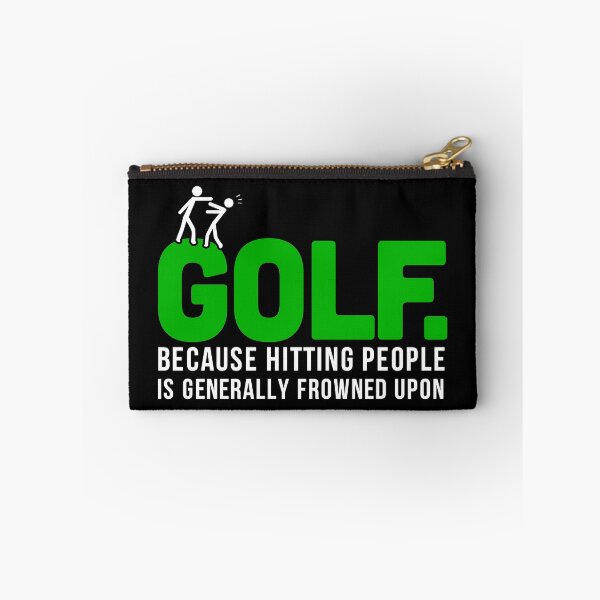 Item preview, Golf. Because Hitting People is Generally Frowned Upon designed and sold by mebyme.