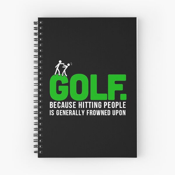 Item preview, Golf. Because Hitting People is Generally Frowned Upon designed and sold by mebyme.