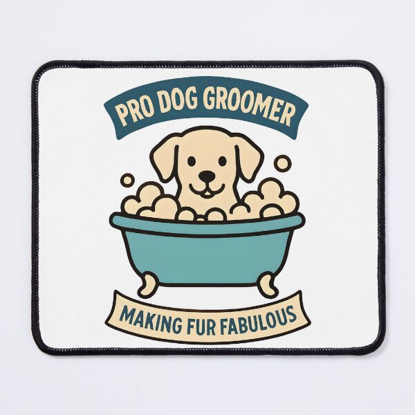 Item preview, Pro Dog Groomer Making Fur Fabulous designed and sold by TeeTimeTreasure.