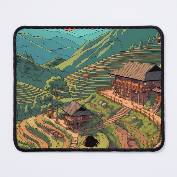 Item preview, Pastel Memories over Sa Pa Fields designed and sold by JacksoonLester.