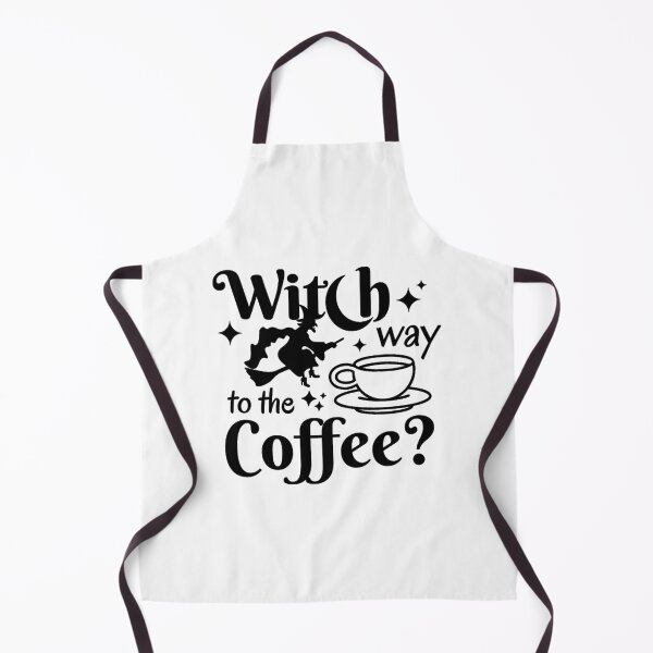 Item preview, Witch Way To The Coffee Cute Cup Witch designed and sold by HubertRaus.