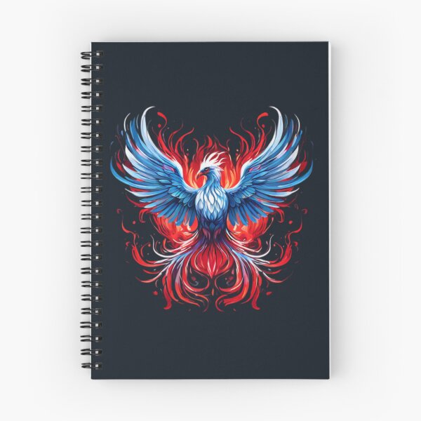 Item preview, Red White and Blue Phoenix Art designed and sold by Planetporridge.