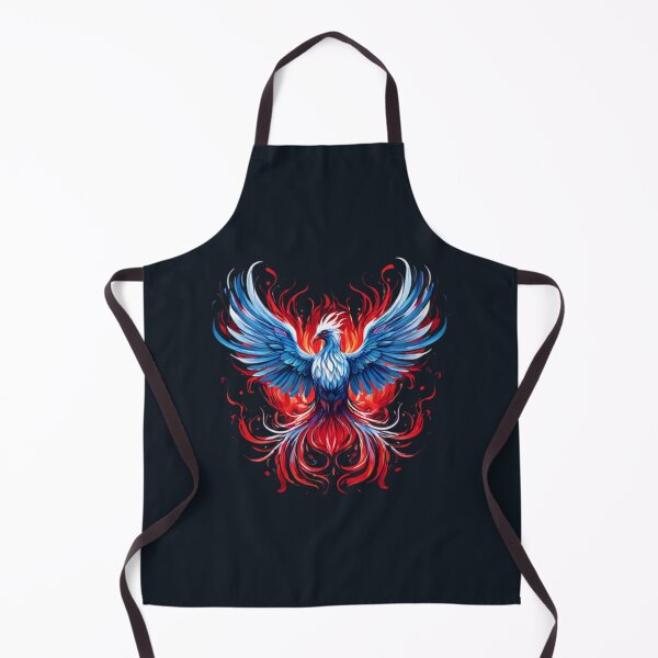 Item preview, Red White and Blue Phoenix Art designed and sold by Planetporridge.