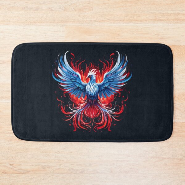 Item preview, Red White and Blue Phoenix Art designed and sold by Planetporridge.