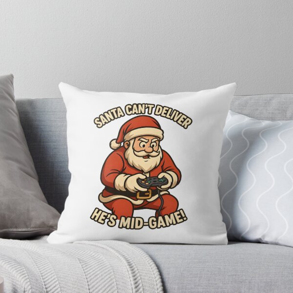 Item preview, Gamer Santa – Santa Can’t Deliver, He’s Mid-Game designed and sold by SVALANART.