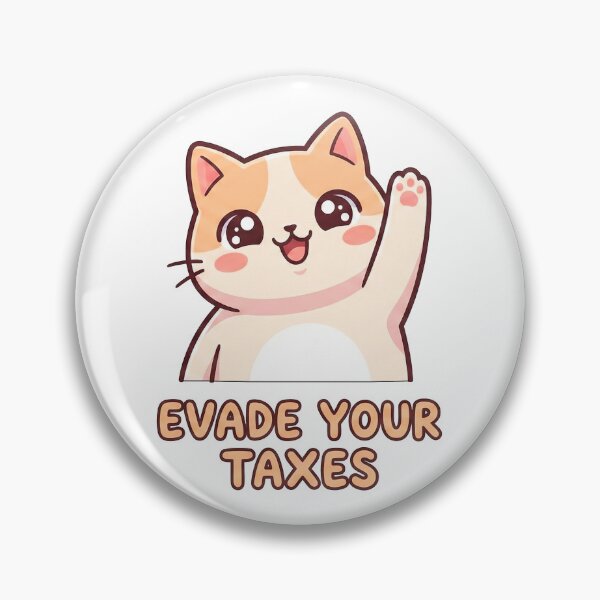 Item preview, Cute Cat Giving Playful Tax Advice designed and sold by ericvonberner.