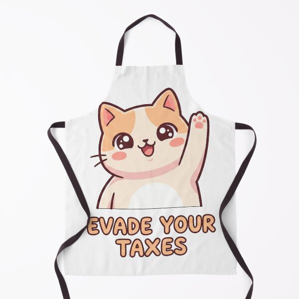 Item preview, Cute Cat Giving Playful Tax Advice designed and sold by ericvonberner.