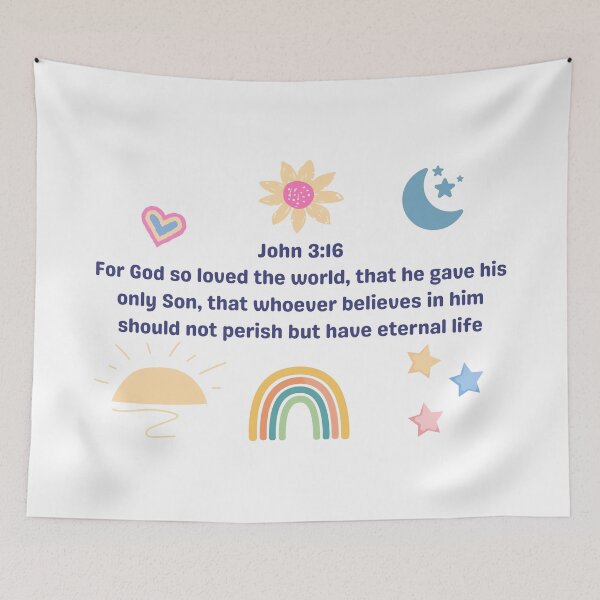 Item preview, John 3:16 For God so loved the world, that he gave his only Son, that whoever believes in him should not perish but have eternal life designed and sold by successmom.