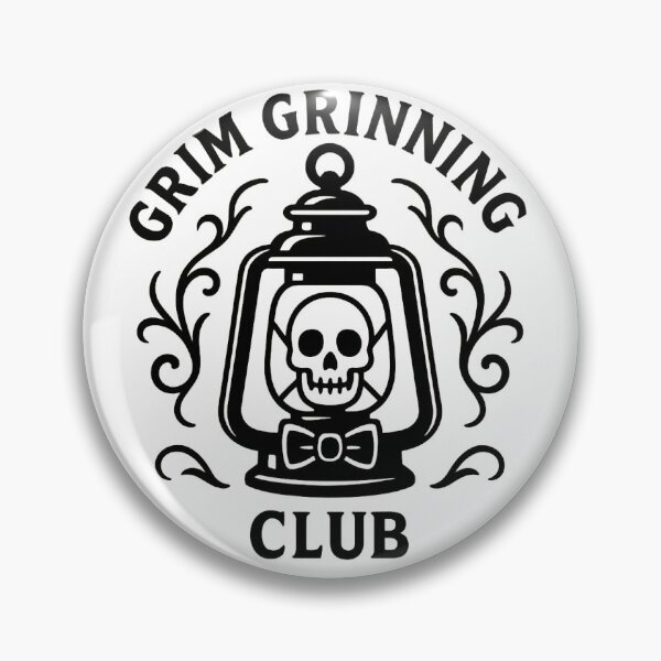 Item preview, Grim Grinning Club – Haunted Lantern Skull Design designed and sold by ClassroomInk.