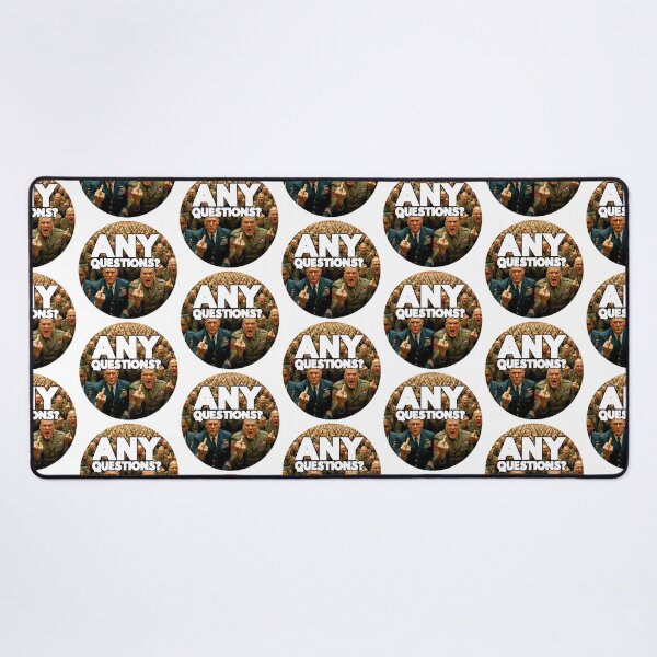 Item preview, Any Questions; Enough is Enough; designed and sold by StickerApe.