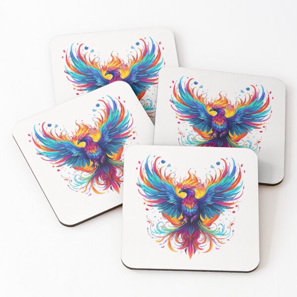 Item preview, Multicolor Phoenix designed and sold by Planetporridge.