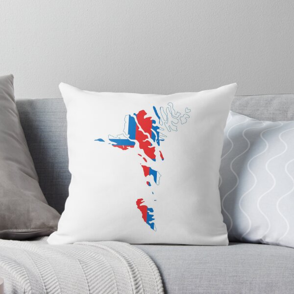 Item preview, Faroe Islands flag map designed and sold by Minimalist football shop.