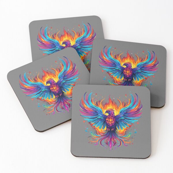 Item preview, Beautiful Rainbow Phoenix designed and sold by Planetporridge.